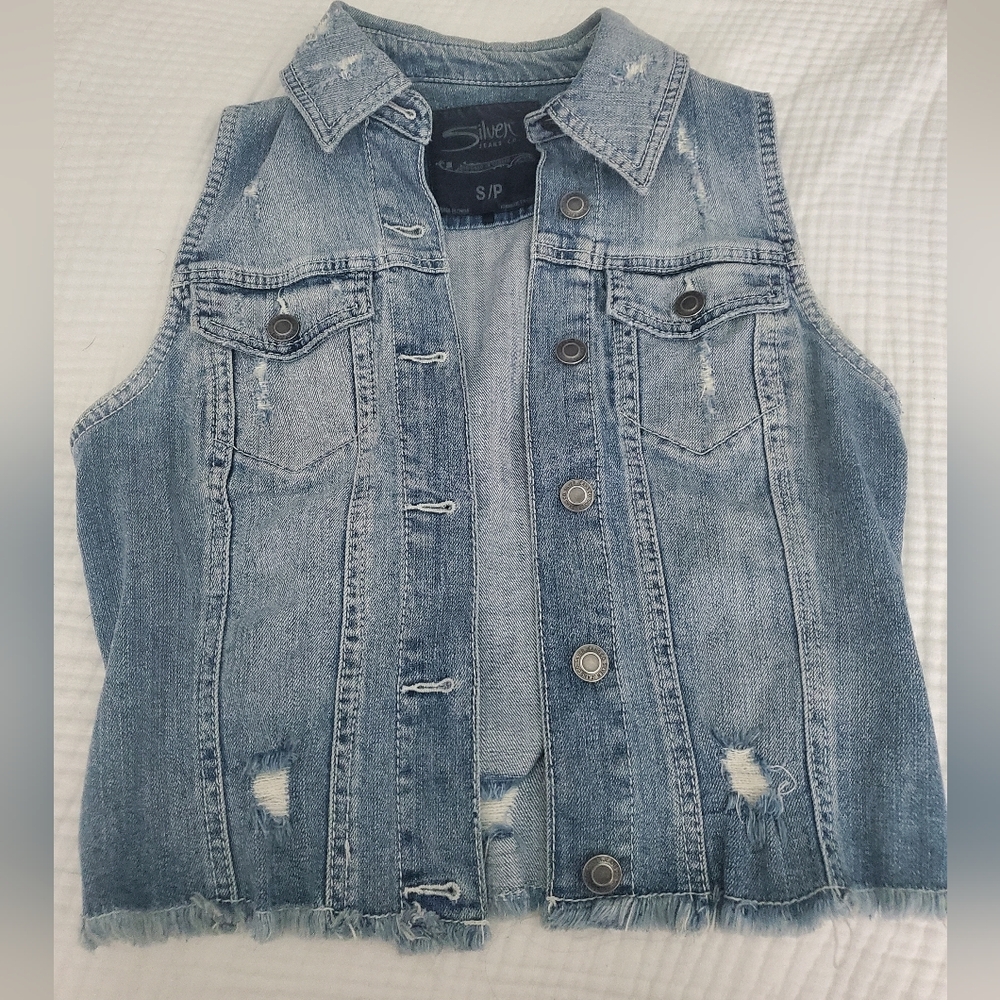 Silver Jeans brand Denim Vest - Small